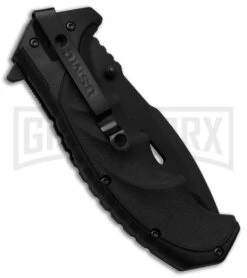 M-Tech Warden Black Spring Assisted Knife - Black Serr 5 M-Tech Warden Black Spring Assisted Knife - Black Serr -Kershaw Store M Tech Warden BLK M A1053BK BP 18466 jr side large