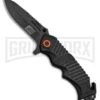 M-Tech Xtreme Ballistic Radical Black Spring Assisted Knife - Black Plain -Kershaw Store M Tech Xtreme Ballistic Radical SA Black Black BP 23187 jr large