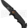 M-Tech Xtreme Ballistic Radical Black Spring Assisted Knife - Black Serr -Kershaw Store M Tech Xtreme Ballistic Radical SA Black Black Serr BP 23189 jr large