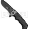 M-Tech Xtreme Ballistic Sentinel Black Spring Assisted Knife - Black Plain 2 M-Tech Xtreme Ballistic Sentinel Black Spring Assisted Knife - Black Plain -Kershaw Store M Tech Xtreme Ballistic Sentinel SA Black Black BP 23159 jr large