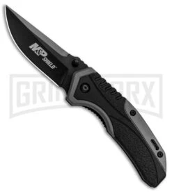 Kershaw Store 30 M&P Shield Black/Gray Spring Assisted Opening Knife - Black Plain