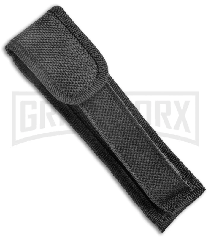 Mago 11" Black Smoke Abyss Italian Stiletto OTF Automatic Knife - Dagger 6 Mago 11" Black Smoke Abyss Italian Stiletto OTF Automatic Knife - Dagger - Image 4