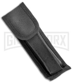 Mago 9" Cottonmouth Italian Stiletto OTF Automatic Knife - Satin Plain -Kershaw Store Mago 9in Cottonmouth Italian Stiletto OTF Auto Satin GX 33807 jr sheath large