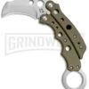 Mantis Vuja De Desert Tan G-10 Balisong Karambit Butterfly Knife - Satin Plain -Kershaw Store Mantis Vuja De Balisong Karambit Crossover Desert Tan G 10 Satin MANMK4DT BHQ 56612 jr large