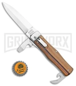 Mikov 241 Predator Cocobolo Multi-Tool Automatic Knife - Polish Plain -Kershaw Store Mikov 241 Predator Multi Tool Auto Cocobolo Polish BHQ 109093 jr bottlecap large