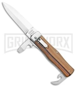 Mikov 241 Predator Cocobolo Multi-Tool Automatic Knife - Polish Plain