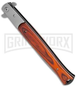 Milano Big Boy Stiletto Red Pakkawood Spring Assisted Knife - Bead Blast 7 Milano Big Boy Stiletto Red Pakkawood Spring Assisted Knife - Bead Blast -Kershaw Store Milano Big Boy Stiletto Red Pakkawood SA BB GX 35307 jr spine large