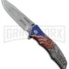 Mtech Constitution USA Gray Flag Spring Assisted Knife - Stonewash Plain 2 Mtech Constitution USA Gray Flag Spring Assisted Knife - Stonewash Plain -Kershaw Store Mtech constitution usa gray flag sa sw BHQ 88989 jr large