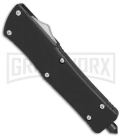 Night Bird D/A OTF Automatic Knife Smooth Black Handle - Black Plain -Kershaw Store Night Owl Drop Point DA Smooth Black Handle black plain BP 26322 er spine large