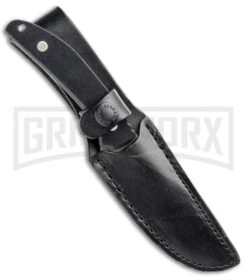 Old Timer 993 G-10 Fixed Blade Knife - Satin Plain -Kershaw Store Old Timer 993 Black G 10 Satin 1100032 BHQ 93622 jr sheath large