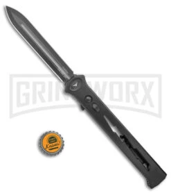 Paragon Estiletto Black Bolt Automatic OTF Knife - Black Dagger -Kershaw Store Paragon Estiletto Dagger OTF Auto OD Green Lightning Bolt Black PARA EST SP LB B CB BHQ 101547 jr bottlecap large