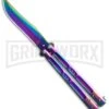 Rainbow Balisong Butterfly Knife 2 Rainbow Balisong Butterfly Knife -Kershaw Store Rainbow Balisong Butterfly Knife GX 37610 td large
