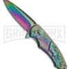 Rite Edge Night Howler Spectrum Spring Assisted Knife - Spectrum Plain -Kershaw Store Rite Edge Night Howler Spectrum Spectrum BHQ 43549 er large