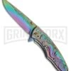 Rite Edge Mermaid Spectrum Spring Assisted Knife - Spectrum Plain -Kershaw Store Rite edge mermaid sa spectrum BP 25501 jr large