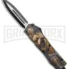 Rumble Black D/A OTF Automatic Knife Dagger Grizzly - Two Tone Plain
