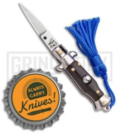 Italian Stiletto Brown Automatic Knife Blue Keychain - Flat Grind 9 Italian Stiletto Brown Automatic Knife Blue Keychain - Flat Grind -Kershaw Store SKM Italian Stiletto Keychain Auto Brown Blue Satin BHQ 102945 jr bottlecap large