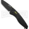 SOG Aegis AT Rescue Black Tanto Spring Assisted Knife - Black Plain -Kershaw Store SOG Aegis AT Spring Assisted Tanto Knife Rescue Black 3in Black BHQ 176440 td large