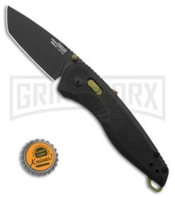 SOG Aegis AT Rescue Black Tanto Spring Assisted Knife - Black Plain -Kershaw Store SOG Aegis AT Spring Assisted Tanto Knife Rescue Black 3in Black BHQ 176440 td size large