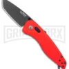 SOG Aegis AT Rescue Red Tanto Spring Assisted Knife - Black Plain -Kershaw Store SOG Aegis AT Spring Assisted Tanto Knife Rescue Red indigo GRN 3in Black BHQ 140881 td large
