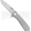 SOG Knives Twitch II LT Stonewash Spring Assist Knife - Satin Plain -Kershaw Store SOG Twitch II LT SW Satin TWI 18BX BHQ 77262 jr 2 large