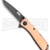 SOG Knives Twitch II Copper Spring Assisted Knife - Black -Kershaw Store SOG Twitch II Spring Assisted Knife Copper 2.68 Black TWI302 PB BHQ 116325 LS large