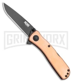 SOG Knives Twitch II Copper Spring Assisted Knife - Black