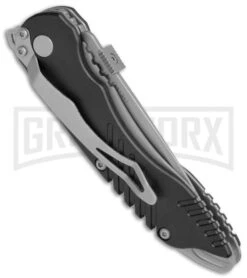 Schrade Knives Extreme Survival Black ABS Spring Assisted Knife - Bead Blast -Kershaw Store Schrade Extreme Survival Black ABS BB SCHA1 BHQ 2830 jr side large