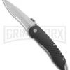 Schrade Knives Extreme Survival Black Spring Assisted Knife - Bead Blast Serr