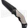 Schrade Quick Burst Black/Tan Aluminum Spring Assisted Knife - Black Plain -Kershaw Store Schrade Quick Burst Black Tan Black BHQ 82516 er large