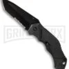 Schrade Black MAGIC Spring Assisted Knife - Tanto Black Serr 1 Schrade Black MAGIC Spring Assisted Knife - Tanto Black Serr -Kershaw Store Schrade SCHA4BTS Tanto SA Black Serr BHQ 21922 jr 2 large