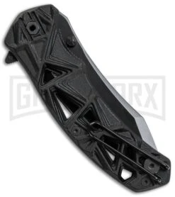 Schrade Shizzle MAGIC Black Spring Assisted Knife - Black Plain -Kershaw Store Schrade Shizzle MAGIC SA Black Black SCHA11B BHQ 61991 jr side large