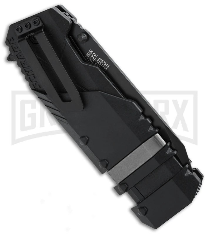 Schrade Red Rescue Tool MAGIC Spring Assisted Knife - Black Serr 4 Schrade Red Rescue Tool MAGIC Spring Assisted Knife - Black Serr - Image 2