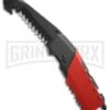 Schrade Red Rescue Tool MAGIC Spring Assisted Knife - Black Serr -Kershaw Store Schrade scha911r large