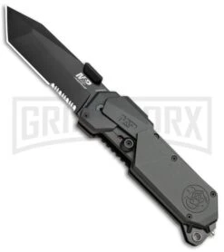 Smith & Wesson M.A.G.I.C. M&P Tanto Gray Spring Assisted Knife - Black Serr