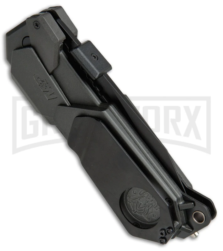 Smith & Wesson M.A.G.I.C. M&P Tanto Gray Spring Assisted Knife - Black Serr 5 Smith & Wesson M.A.G.I.C. M&P Tanto Gray Spring Assisted Knife - Black Serr - Image 3