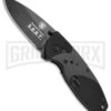 Smith & Wesson Large S.O.R.T. Black Spring Assisted Knife - Black Plain -Kershaw Store Smith Wesson S.O.R.T. Large Black Black SWSORTB BHQ 2119 jr large