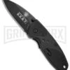 Smith & Wesson Medium S.O.R.T. Black Spring Assisted Knife - Black Plain -Kershaw Store Smith Wesson S.O.R.T. Medium Black Black SWSORTBM BHQ 4110 jr large