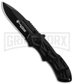 Smith & Wesson Black Ops Black Spring Assisted Knife - Black