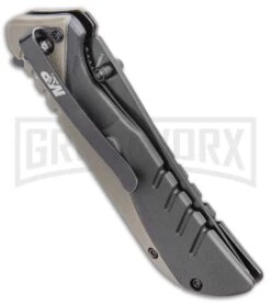 M&P M2.0 U.G. OD Overmold Spring Assisted Knife - Black Plain 1100042 -Kershaw Store Smith and Wesson MP M2.0 U.G. Liner Lock Knife OD Overmold Black BHQ 93640 kp side large