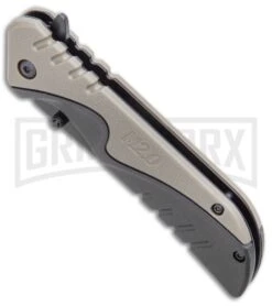 Kershaw Store -Kershaw Store Smith and Wesson MP M2.0 U.G. Liner Lock Knife OD Overmold Black BHQ 93640 kp spine large