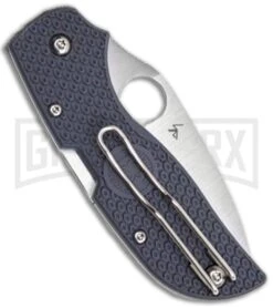 Andux Skull Fly Blue Butterfly Trainer - Satin -Kershaw Store Spyderco Gentlemen Series Chaparral C152PGY jr side large