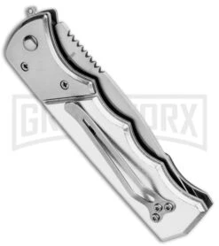 Super Knife Dingo Brown Marble Acrylic Automatic Knife - Satin Serr 8 Super Knife Dingo Brown Marble Acrylic Automatic Knife - Satin Serr -Kershaw Store Super Knife Dingo Brown Marble Acrylic Auto Satin Serr GA623SLMBRN GX 33497 jr side large