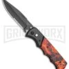 Super Knife Dingo Orange Flame Automatic Knife - Black Serr 1 Super Knife Dingo Orange Flame Automatic Knife - Black Serr -Kershaw Store Super Knife Dingo Flame Automatic Knife Black Serr GA623PFA GX 35951 LAS large