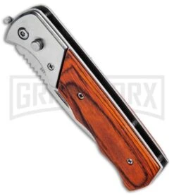 Super Knife Dingo Rosewood Automatic Knife - Satin Serr 7 Super Knife Dingo Rosewood Automatic Knife - Satin Serr -Kershaw Store Super Knife Dingo Rosewood Auto Satin Serr GA623WSL GX 33498 jr spine large