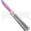 Swift Spectrum Balisong Titanium Coated Butterfly Knife - Spectrum 1 Swift Spectrum Balisong Titanium Coated Butterfly Knife - Spectrum -Kershaw Store Swift Spectrum Balisong Ti Coated Butterfly Spectrum GX 39689 jr large