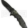 Tac-Force Evolution Explosive Camo Spring Assisted Knife - Black Serr -Kershaw Store Tac Force Evolution Explosive Camo black serr BHQ 77097 er large
