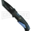 Tac-Force Evolution Topflight Blue Spring Assisted Knife - Black Plain -Kershaw Store Tac Force Evolution Topflight blue black plain BHQ 77096 er large