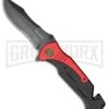 Tac-Force Speedster Congo Red Spring Assisted Knife - Black Serr -Kershaw Store Tac Force Speedster Congo SA Red Black BP 22211 jr large
