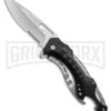 Tac-Force Black Tactical Spring Assisted Folding Knife - Satin Serrated -Kershaw Store Tac Force Spring Assisted Folder BHQ 115413 td large