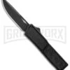 Thunder Black D/A OTF Automatic Knife - Black Plain -Kershaw Store Thunder Black DA OTF Auto Black GX 34203 jr large
